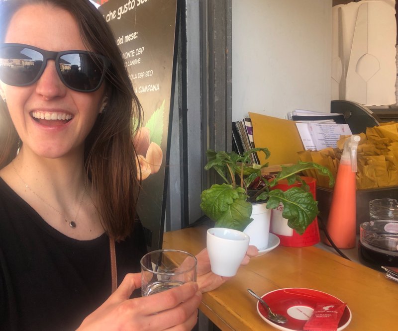 Sambuca and espresso - a classic combination