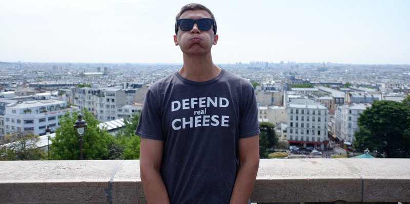 James, at the top of Montmartre (great view from here!)