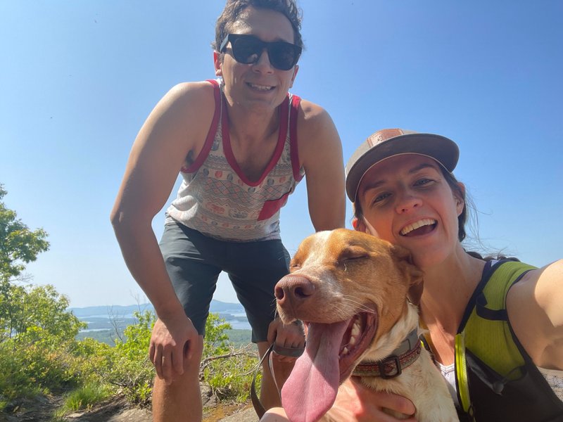 Hiking at Castle in the Clouds, Lakes Region, NH