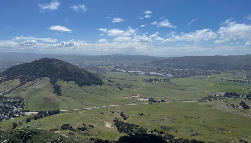 The view from the top of Bishop’s Peak