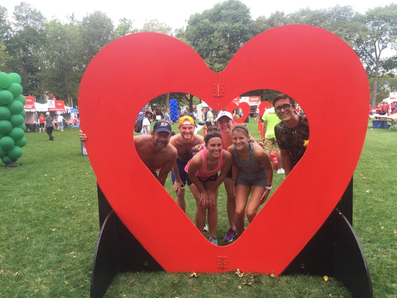 An almost unbearably hot and humid morning was transformed into an excellent run with friends.