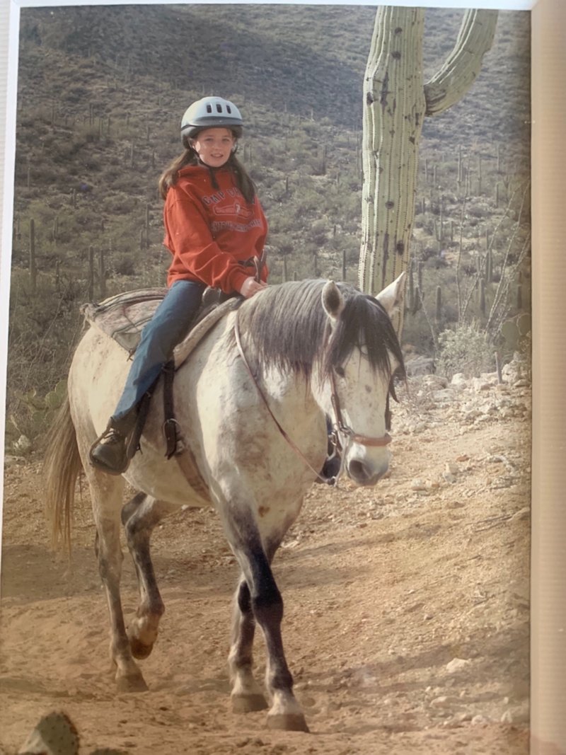 It’s me!  I forgot - Arizona is where I fell in love with horses