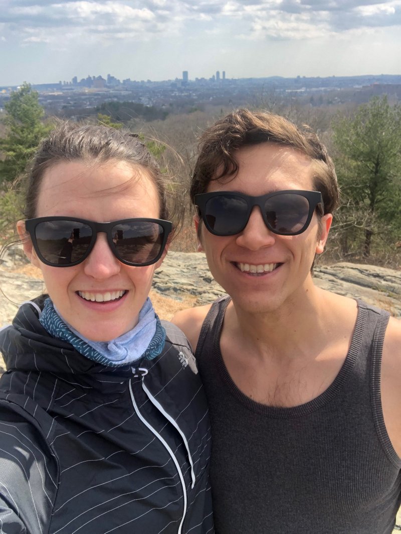 The Boston skyline from the Fells!
