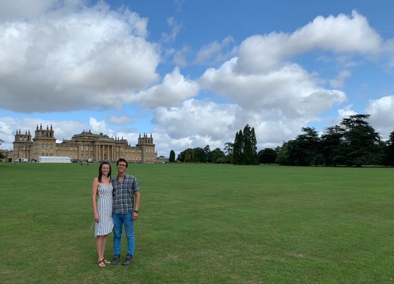 Just hanging outside our new tiny house @ Blenheim Palace