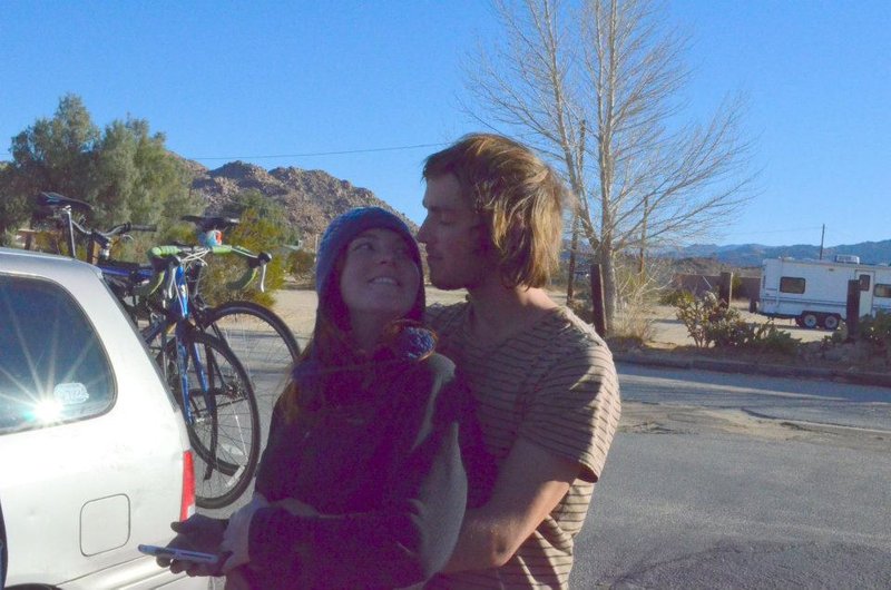 Visiting Rich & Maryne on a Joshua Tree climbing trip in 2012. This is a particularly great shot considering its location — right behind the showers in town!