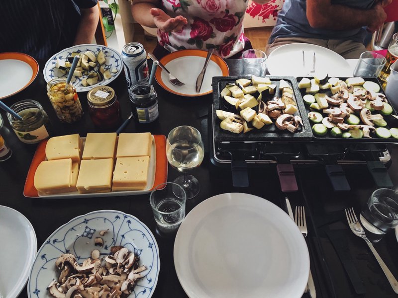 “Summer raclette” - a full spread!