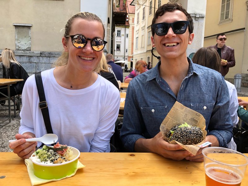 Špela & James enjoying Open Kitchen