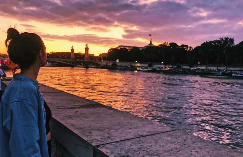 Sunsets on the Seine