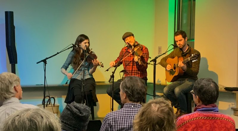 Enjoying Celtic Night at The Bank of NH Stage in Concord